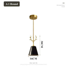 Charger l&#39;image dans la galerie, Modern full-copper lamps creative personality led chandelier
