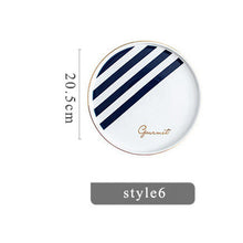 Cargar imagen en el visor de la galería, Hot model of Nordic style ceramic dinner plate
