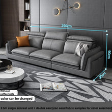 将图片加载到图库查看器，Nordic technology cloth three-proof simple sofa
