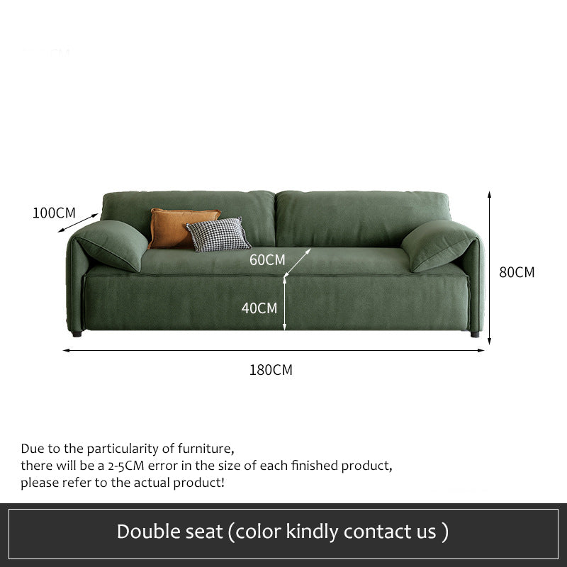 Modern living room minimalist scrub cloth sofa