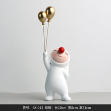 将图片加载到图库查看器，Home rabbit doll holding balloon decoration ideas decoration
