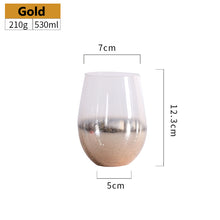 将图片加载到图库查看器，Electroplating star egg ins net celebrity mousse water juice cup
