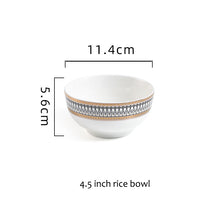 将图片加载到图库查看器，Nordic Ceramic Bowl and Plate Tableware Set
