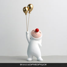 将图片加载到图库查看器，Home rabbit doll holding balloon decoration ideas decoration
