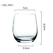 Carregar imagem no visualizador da galeria, Transparent crystal glass juice cup drinking cup
