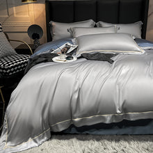 Charger l&#39;image dans la galerie, 100s double-sided Tencel four-piece ice silk bedding
