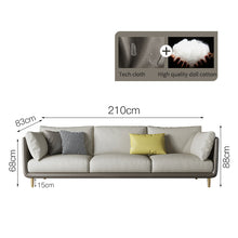 Cargar imagen en el visor de la galería, Tech cloth disposable modern minimalist sofa
