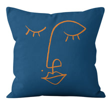 Cargar imagen en el visor de la galería, Simple pillowcase European fashion style pillow
