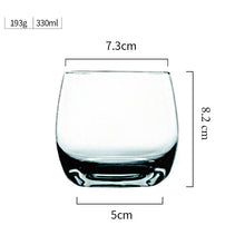 Carregar imagem no visualizador da galeria, Transparent crystal glass juice cup drinking cup
