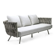 Carregar imagem no visualizador da galeria, Outdoor sofa courtyard woven rattan single sofa
