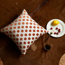 将图片加载到图库查看器，Dot geometric solid color mixed square cushion pillowcase
