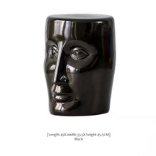 Charger l&#39;image dans la galerie, modern design furniture face ceramic stool
