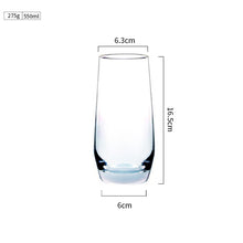 将图片加载到图库查看器，Transparent crystal glass juice cup drinking cup
