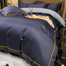 Charger l&#39;image dans la galerie, reversible embroidered border 100% xinjiang cotton duvet cover set
