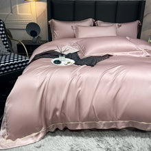 Charger l&#39;image dans la galerie, 100s double-sided Tencel four-piece ice silk bedding
