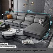 将图片加载到图库查看器，Nordic technology cloth three-proof simple sofa
