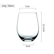 Cargar imagen en el visor de la galería, Transparent crystal glass juice cup drinking cup
