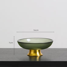 Charger l&#39;image dans la galerie, Luxury nordic glass living room decoration fruit plate
