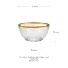 Cargar imagen en el visor de la galería, Electroplating glass tableware fruit plate flat cake plate
