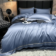 将图片加载到图库查看器，100s double-sided Tencel four-piece ice silk bedding
