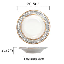 将图片加载到图库查看器，Nordic Ceramic Bowl and Plate Tableware Set
