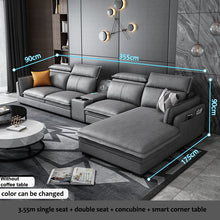 将图片加载到图库查看器，Nordic technology cloth three-proof simple sofa
