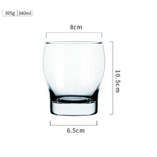 Cargar imagen en el visor de la galería, Transparent crystal glass juice cup drinking cup
