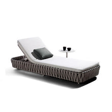 Charger l&#39;image dans la galerie, Outdoor sofa courtyard woven rattan single sofa
