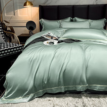 将图片加载到图库查看器，100s double-sided Tencel four-piece ice silk bedding
