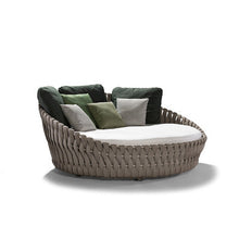 Charger l&#39;image dans la galerie, Outdoor sofa courtyard woven rattan single sofa
