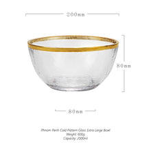 Cargar imagen en el visor de la galería, Electroplating glass tableware fruit plate flat cake plate
