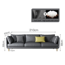 将图片加载到图库查看器，Tech cloth disposable modern minimalist sofa
