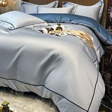 Charger l&#39;image dans la galerie, reversible embroidered border 100% xinjiang cotton duvet cover set
