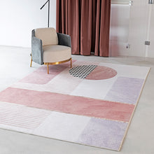 Cargar imagen en el visor de la galería, Simple and modern lamb wool Nordic light luxury living room carpet
