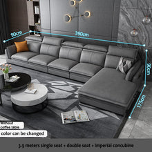 Carregar imagem no visualizador da galeria, Nordic technology cloth three-proof simple sofa
