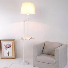 Cargar imagen en el visor de la galería, Modern LED living room storage tray floor lamp
