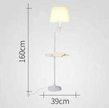 Cargar imagen en el visor de la galería, Modern LED living room storage tray floor lamp
